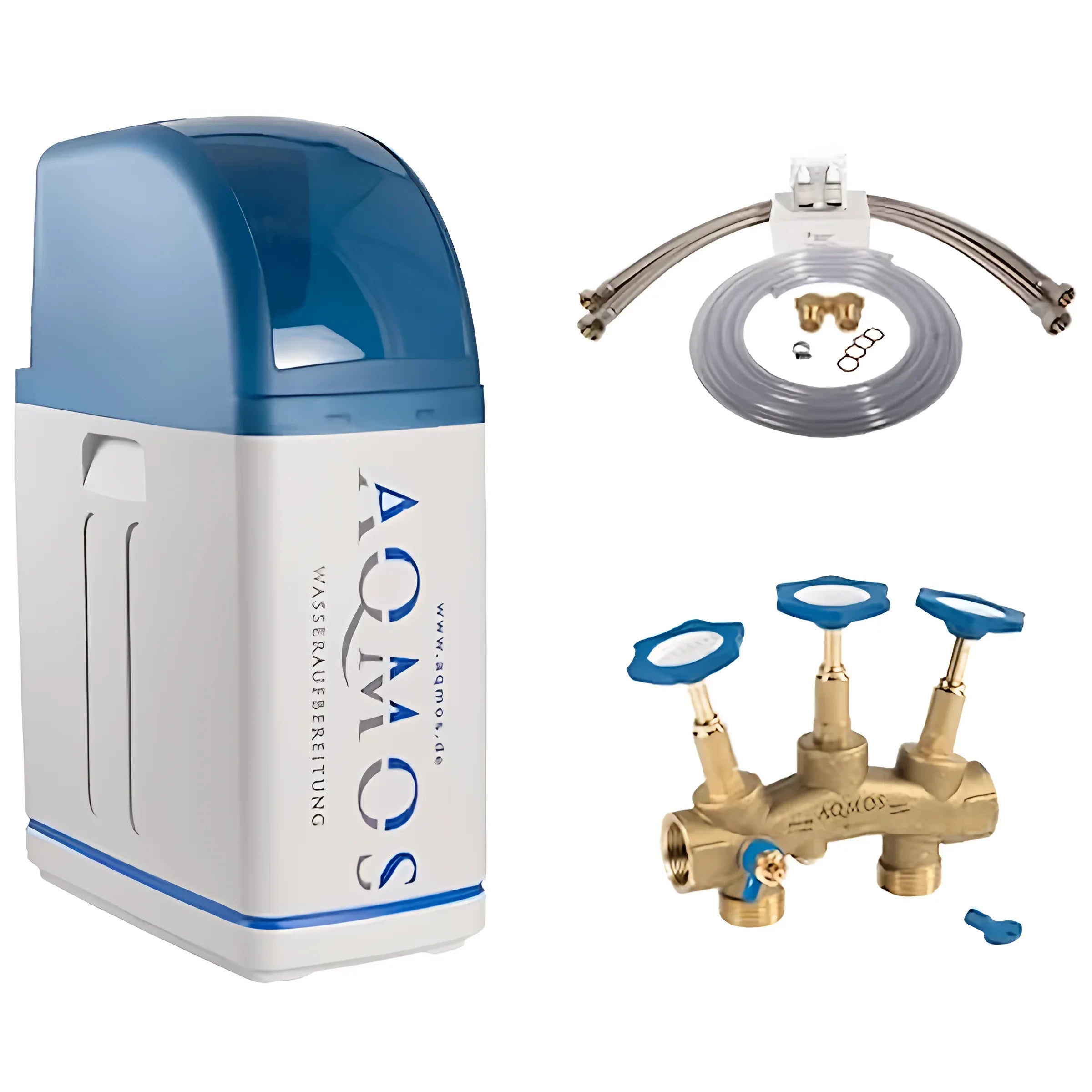 Wasserenthärtungsanlage R2D2 32 mit Installationsset und Montagesystem