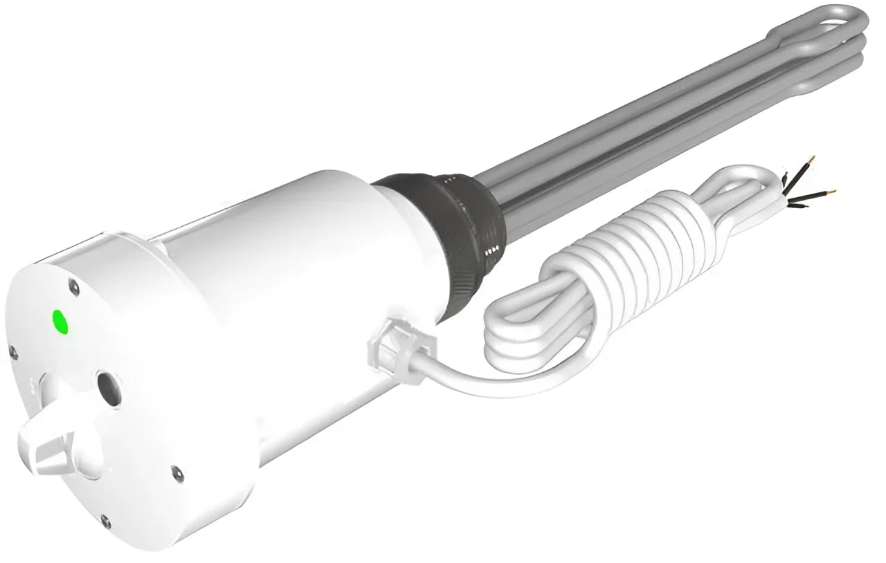 Elektrischer Wassererhitzer Heizstab Heizpatrone 9 kW mit AG 1 ½ Zoll