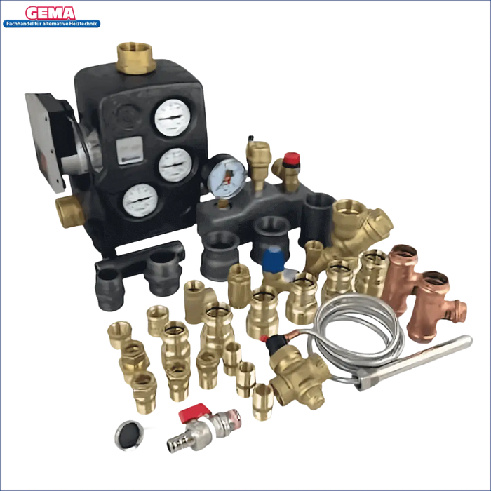 Plumbing and heating components for Anschlusspaket MPM