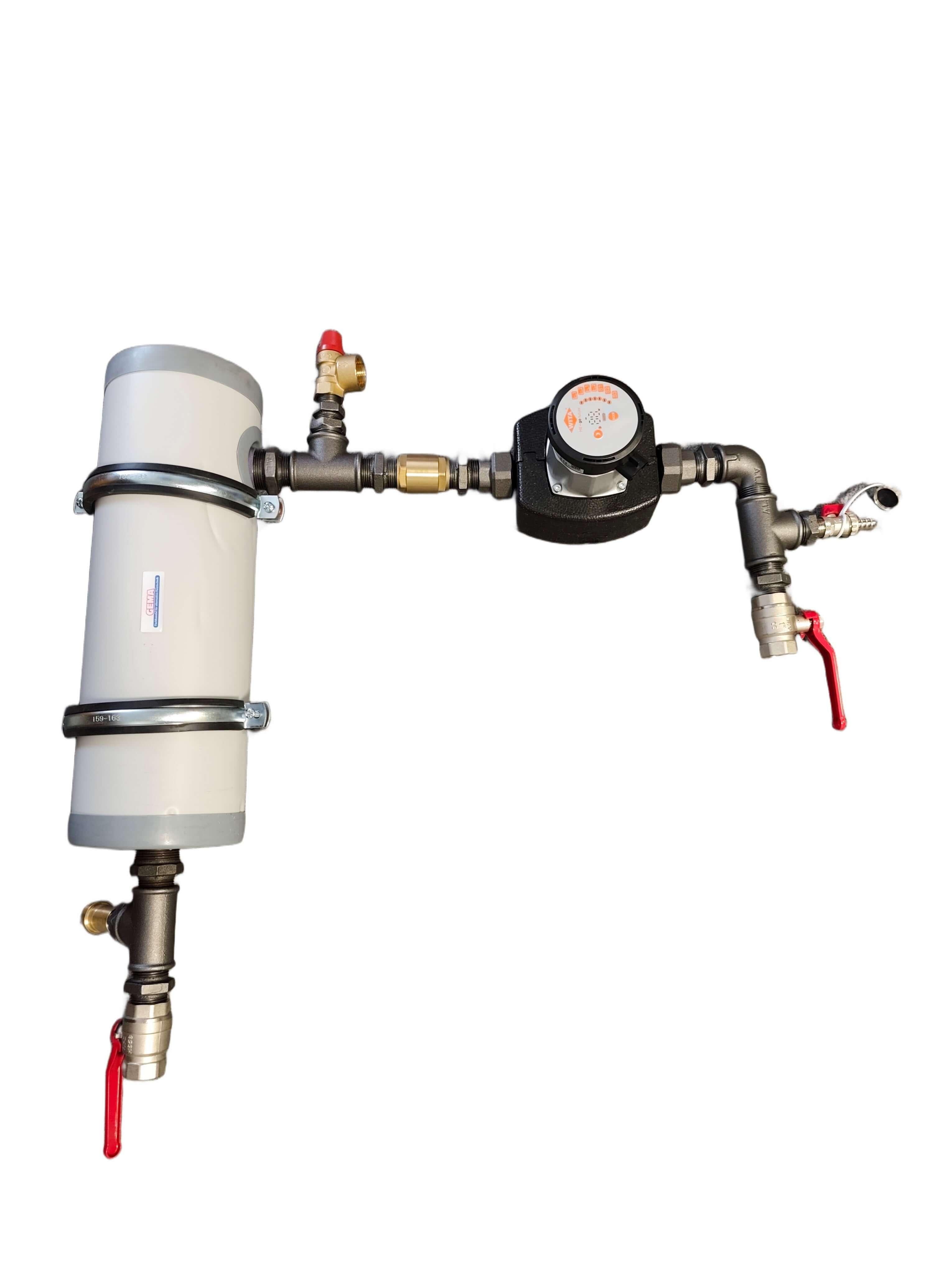 Gema Anschlusspaket für Heizmodul 🔥 mit Hocheffizienzpumpe und Druckmessgerät, einfach zu installieren!