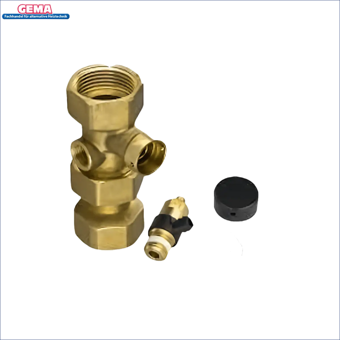 Brass Plumbing Manifold mit Komponenten für Kappenventil 1-Zoll Messing