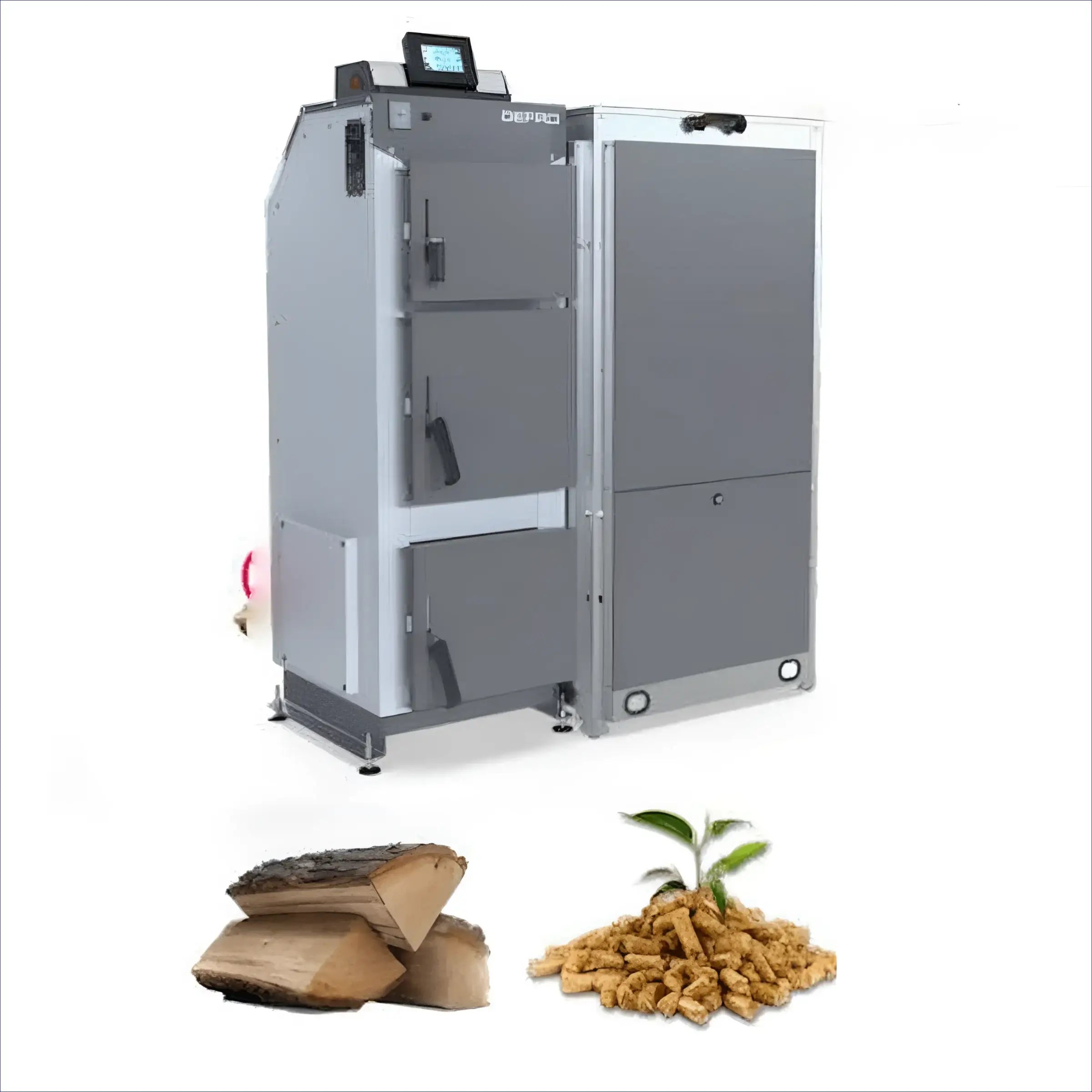 Solide Brennstoffheizung mit Holz und Pellets, Defro Optima Ekopell 18 kW, geeignet für Pelletkessel Defro Komfort und APC