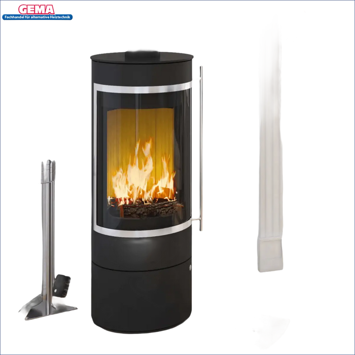 Brennendes Holzofen 5 kW Kaminofen Pular Compact von Olsberg für gemütliche Wärme