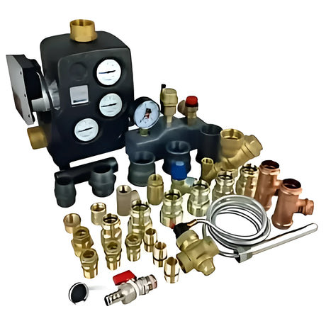 Komplettpaket Attack SLX 20 kW mit Hygienespeicher und Solarregler.