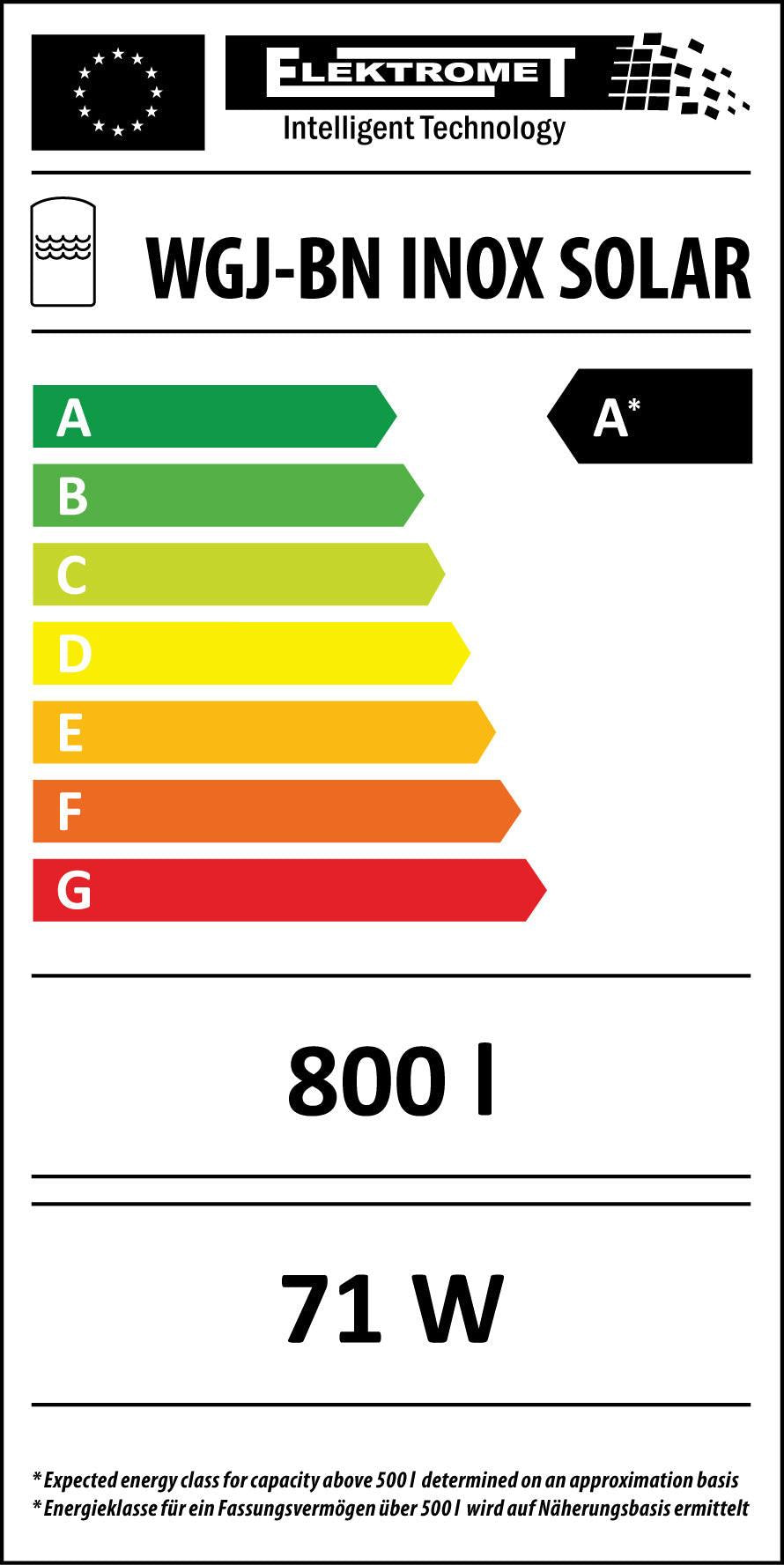 Tanque de armazenamento de higiene com registro solar & Isolamento A