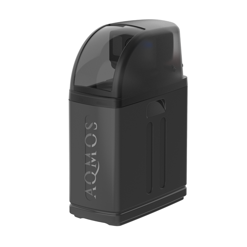 Aqmos R2D2-32 BLACK EDITION vízlágyító rendszer visszaöblítő szűrővel, csatlakozókészlettel és szerelőblokkal