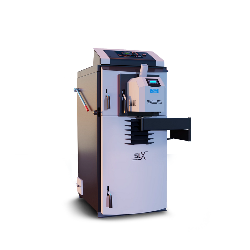 Attack SLX Combi 25 kW kombinált kazán fa és pellet kazánhoz – hatékonyság