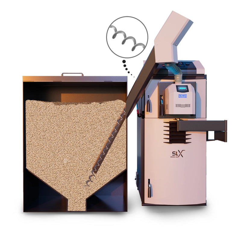 Attack SLX Combi 25 kW kombinált kazán fa és pellet kazánhoz – hatékonyság