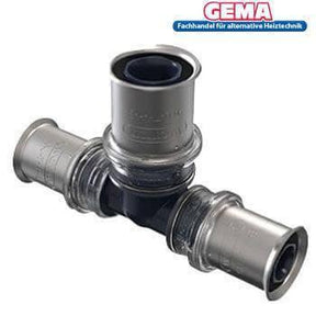 Wavin T-Stück reduziert zum pressen.