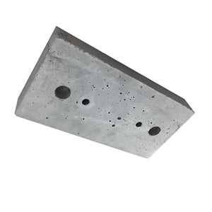 Grauer Betonblock mit Löchern für Original Keramikstein für DEFRO DS II 25 kW