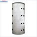 Weißer zylindrischer Wassertank mit schwarzen Anschlüssen für Thermoflux Pelling 25/75