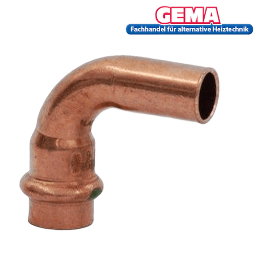 Bögen und Winkel zum Pressen 🔄 Profi-Pressfitting 🛠️ 45°/90° Kupfer Rohrverbindung von GEMA.
