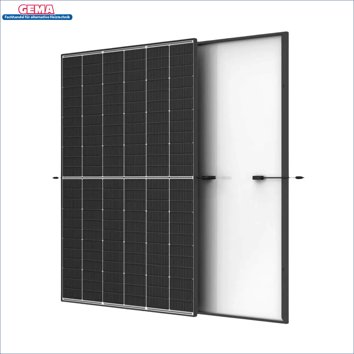 Bifaciales Solar-Panel im Produkt Warmwasser mit Photovoltaik Heizstab