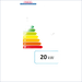Energieeffizienzlabel für Defro Epsilon F Pelletkessel 20 kW mit A+ Bewertung
