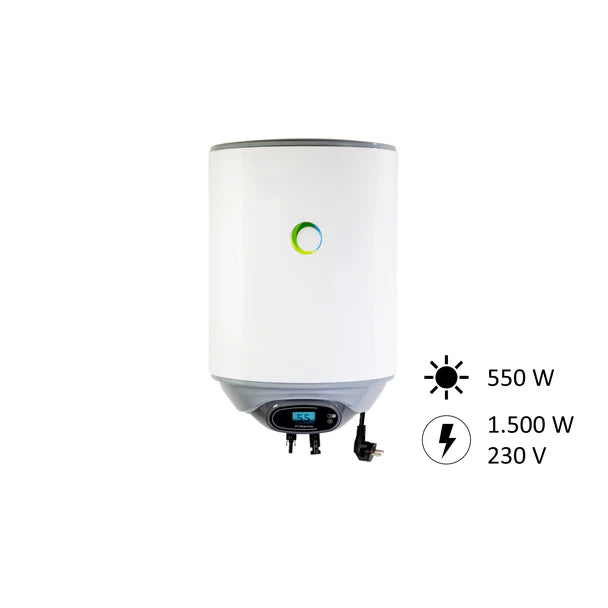 Solar-Hybridboiler fothermo PVB-80-AC – 80 Liter, 550 W PV / 1.500 W AC