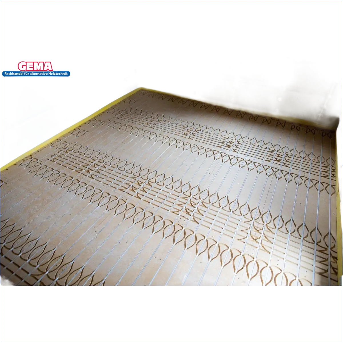 Underfloor heating installation with Öko Floor Flächenheizsystem Komplett Set 15,0m²