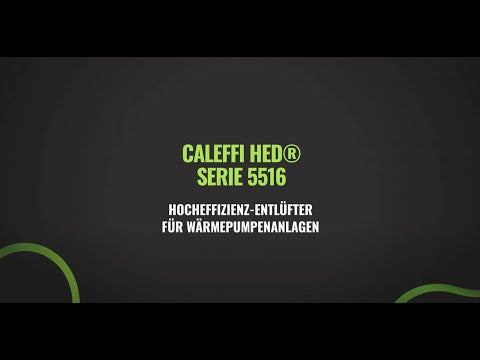 CALEFFI HED® nagy hatásfokú légtelenítő