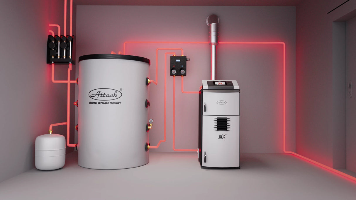 Zgazowacz drewna 30 kW ATTACK SLX 30 Profi