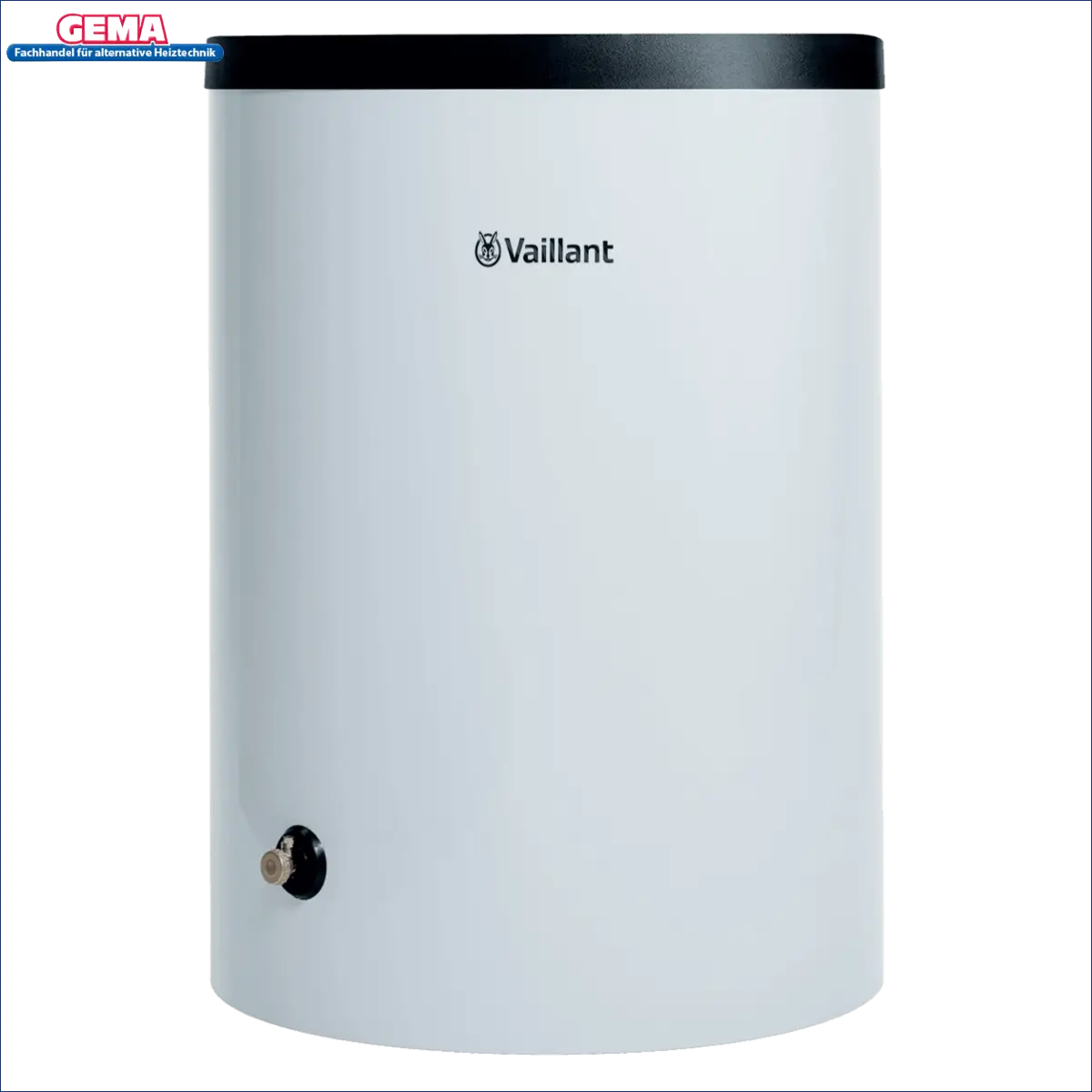 Weiße zylindrische Wassererwärmer für die Vaillant uniSTOR plus VIH R 120/6 B
