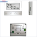 Thermostat mit Abmessungen für Zimmerregler Wochensteuerung mit Hintergrundbeleuchtung Aufputz